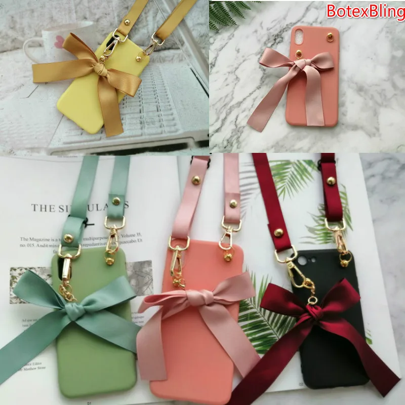 

Cute bow crossbody phone case for redmi K20 note7 case redmi 7 note5 note5A pro note4 note3 6 6A 6Pro 5plus 5 5A 4A 4X 3S cover