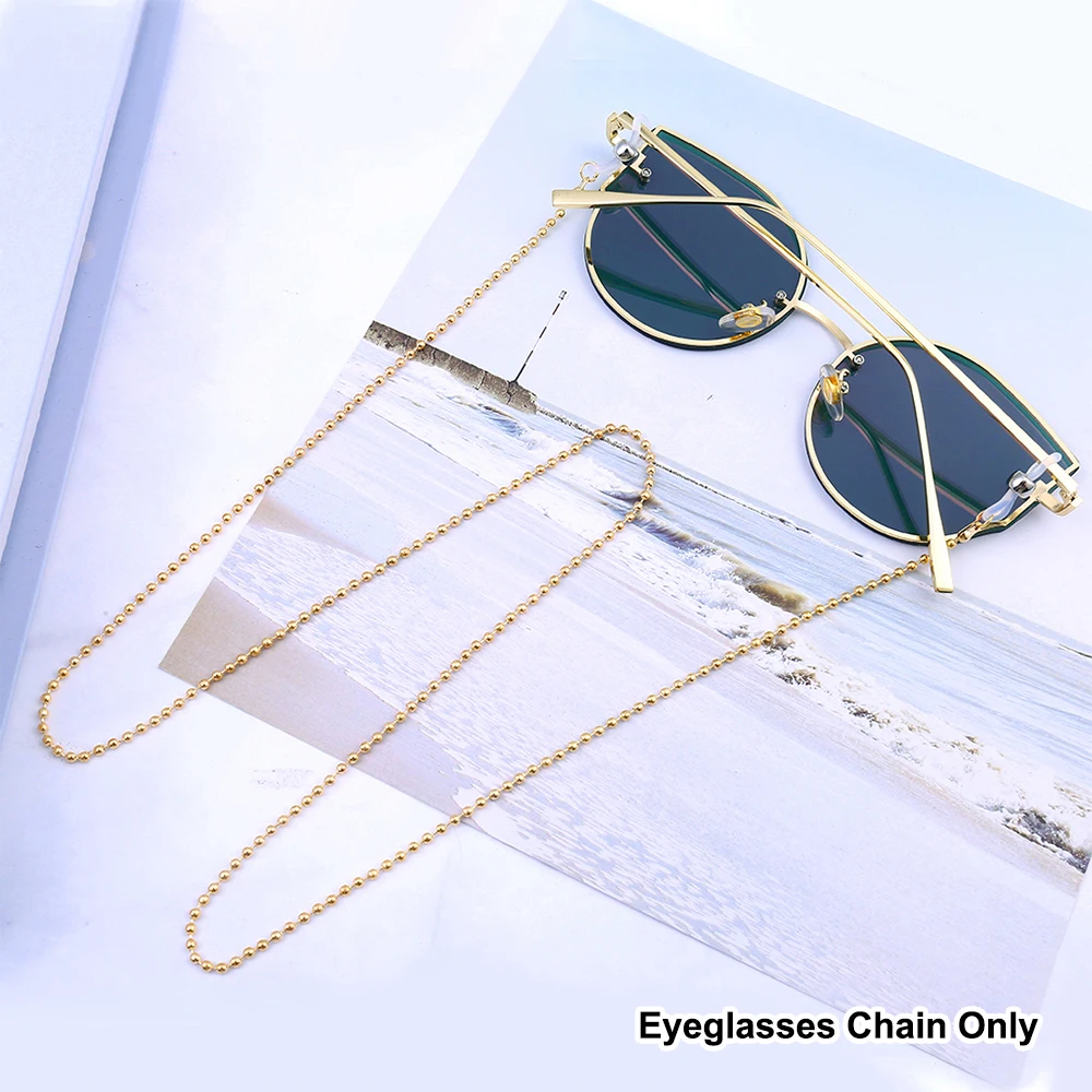 1Pcs Eyeglasses Chains for Women Metal Sunglasses Reading Glasses Cords Vintage Glasses Holder Strap Lanyards Eyewear Necklace
