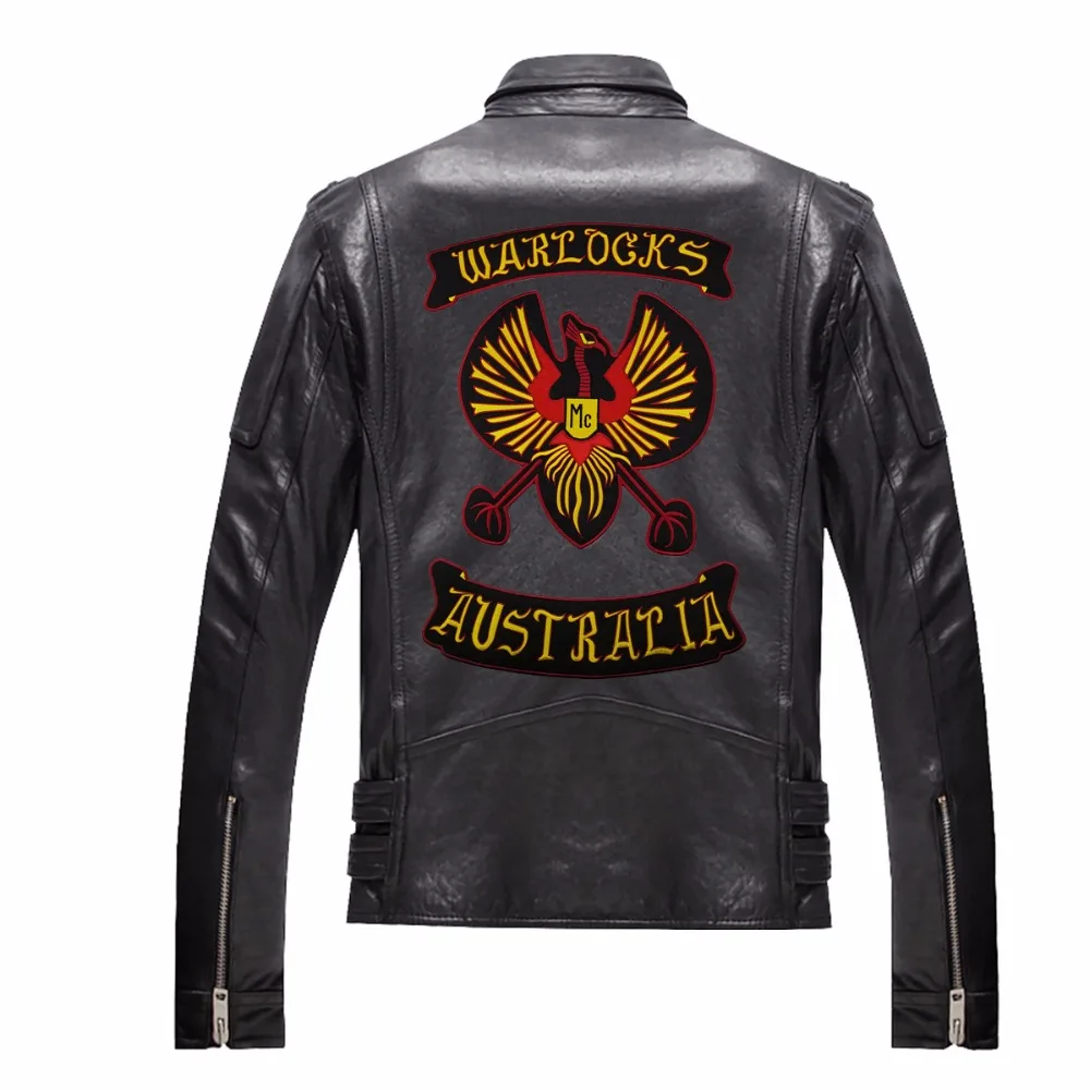 G0434 NEW ARRIVAL WARLOCKS Motorcycle Patch 1% Biker Rider Vest MC Embroidered Patch (6)