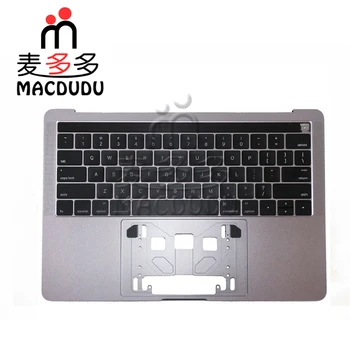 

New A1706 Gray/Silver Palmrest Top Case With Keyboard Backlight for Macbook Pro Retina 13" A1706 2016 2017 Year