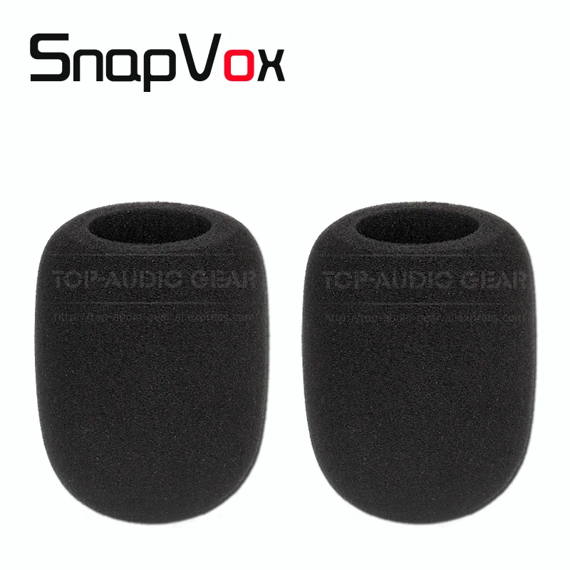 

2PCS / LOT Windscreen Recording Microphone Windshield Sponge Computer Mic Ball Type Cover Foam Pop Filter For Razer Seiren X USB