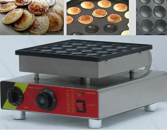 Автоматическая Poffertjes гриль на продажу; 25 шт. Электрический голландское печенье мини производитель блинов оборудование для выпечки плиты