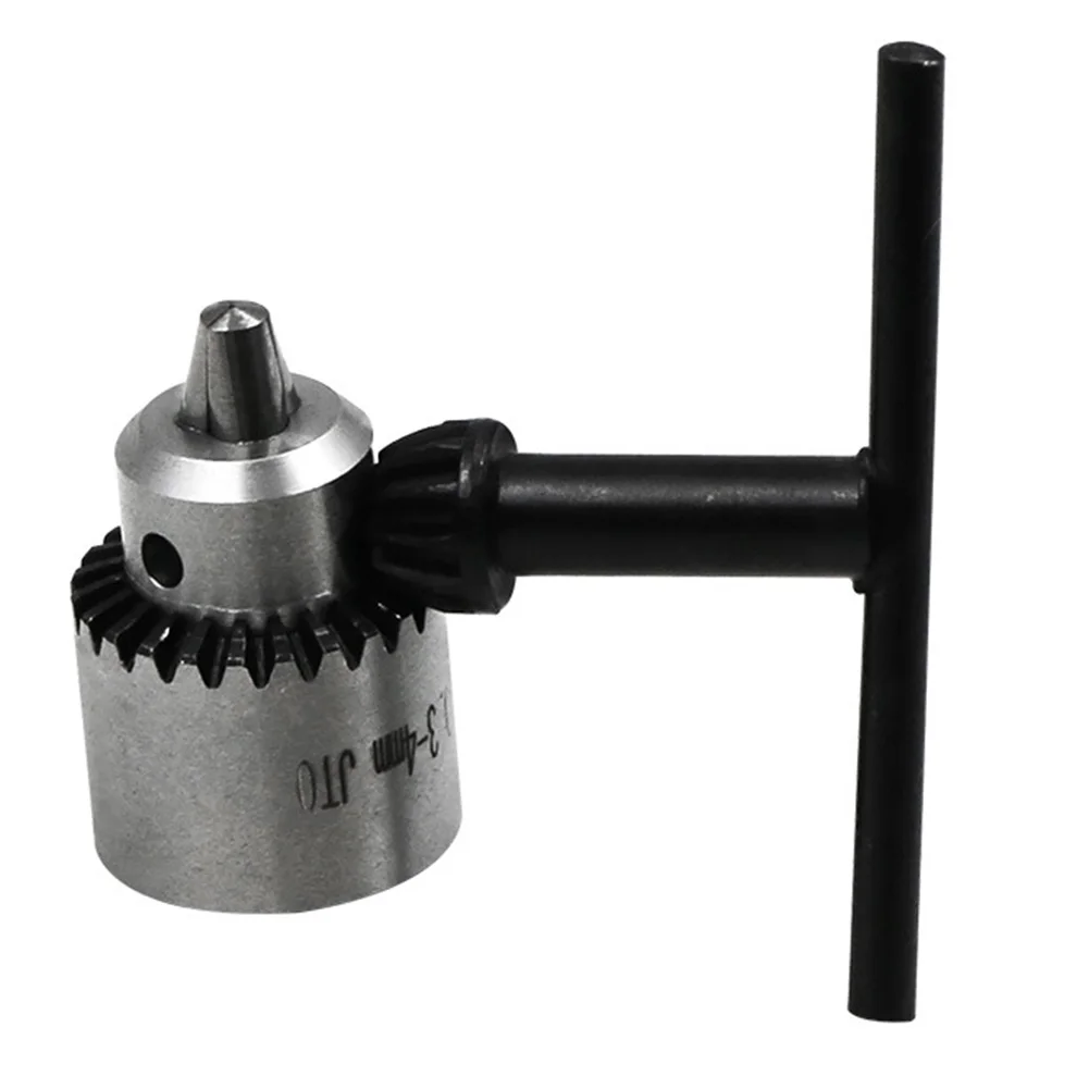 

Lathe Tool Adapter Electric Angle Grinder Taper Stable Keyed Drill Chuck DIY 0.3-4mm Mini Parts Holder Metal Durable Accessories