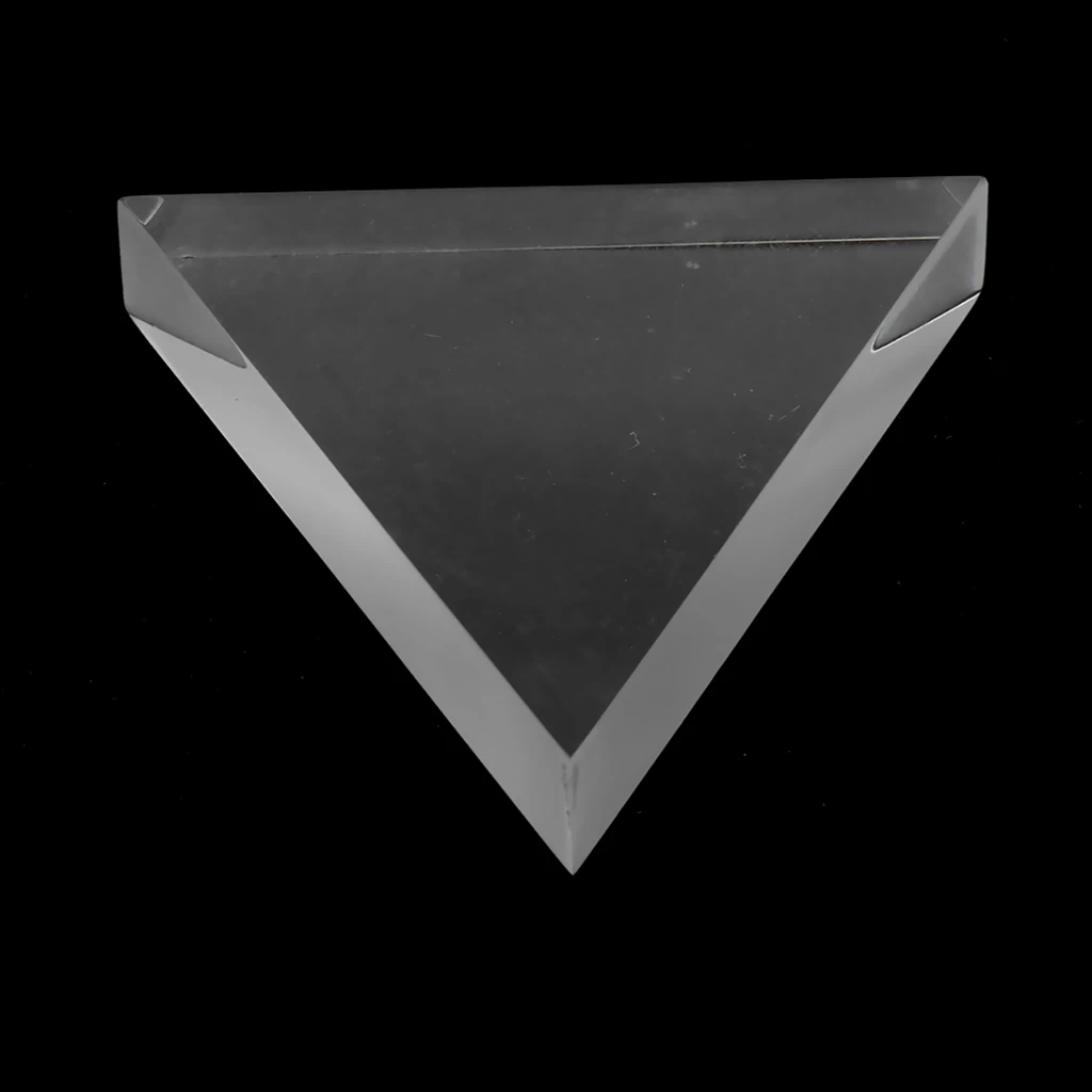 Acrylic Physical Triangular Optical Lens, Lab Equipment Experiment Tool