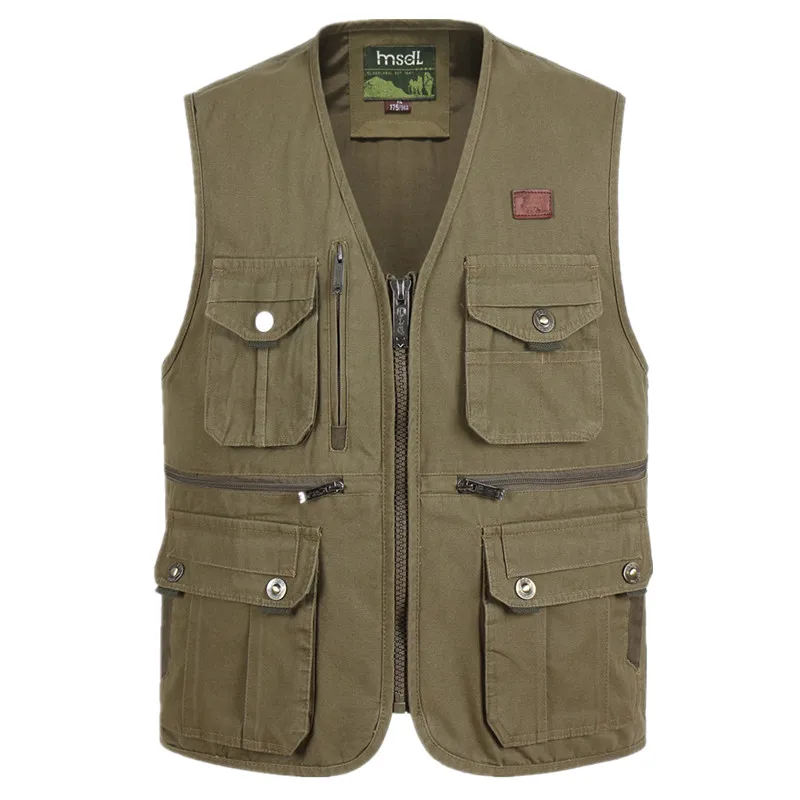 Latest waistcoat designs for men vests male with many pockets fashion