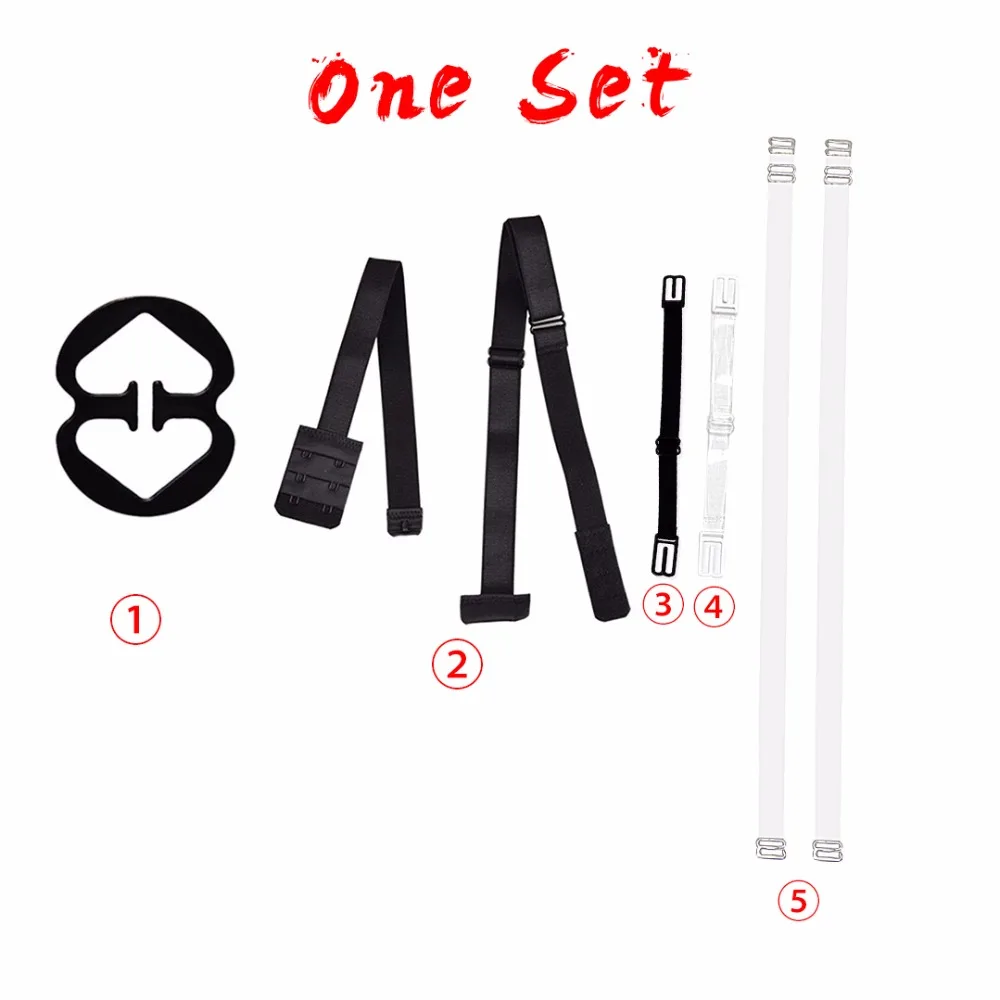 

Bra Accessories Straps Backless Adapter Converter Adjustable Extender Hook Resistant Buckle Shoulder Non-Slip Holder Adjustable