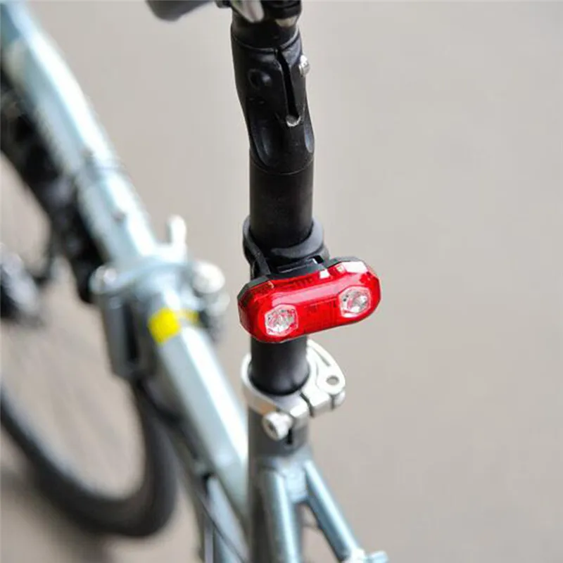 Top Bike Accessories Ultra Bright Road Mountain Bike Tail FlashLight Taillight Safety Warning Bicycle Rear Light Lamp Set 1