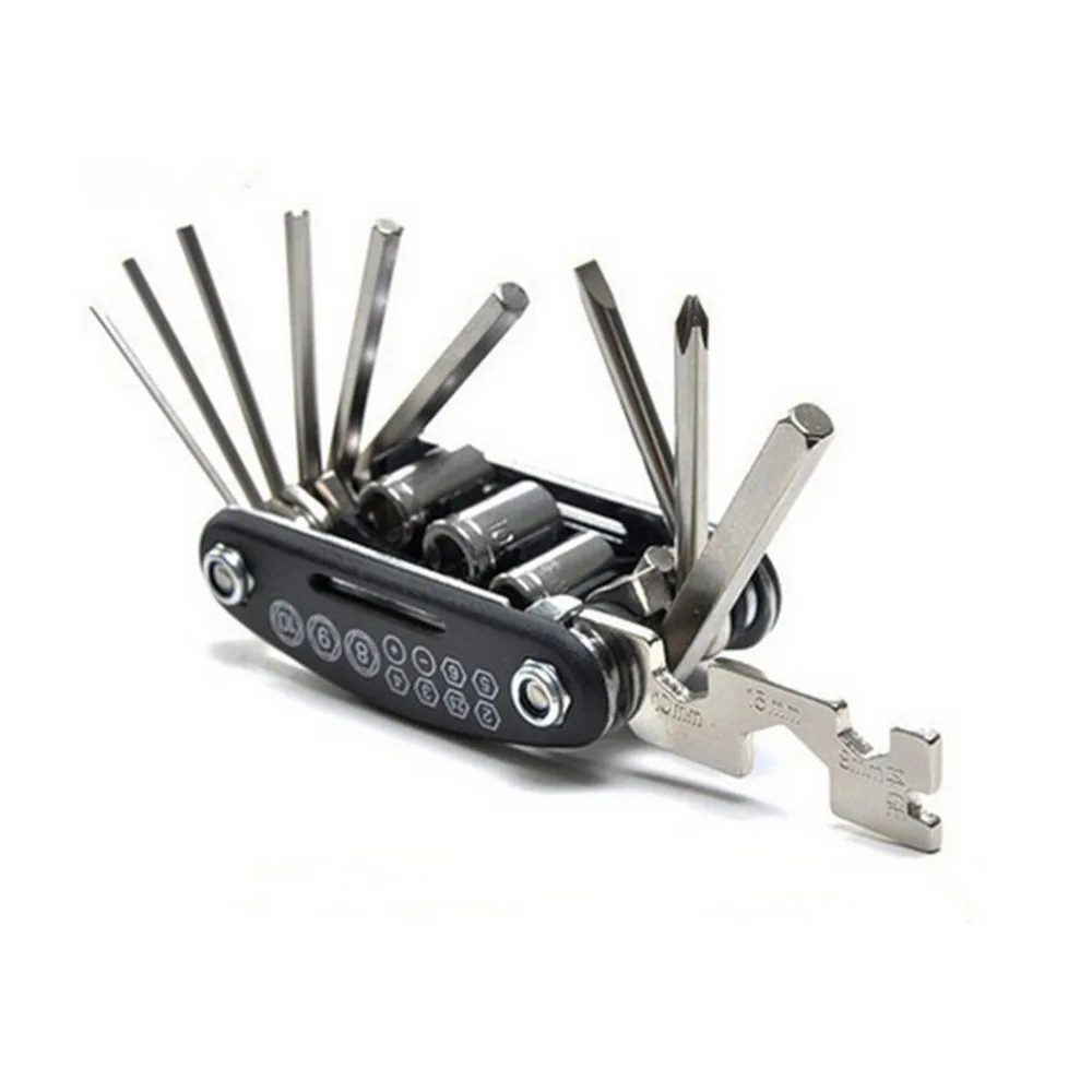 Best 15 in 1 Bicycle Tools Sets Mountain Bike Bicycle Multi Repair Tool Kit Hex Spoke Wrench Mountain Cycle Screwdriver Tool