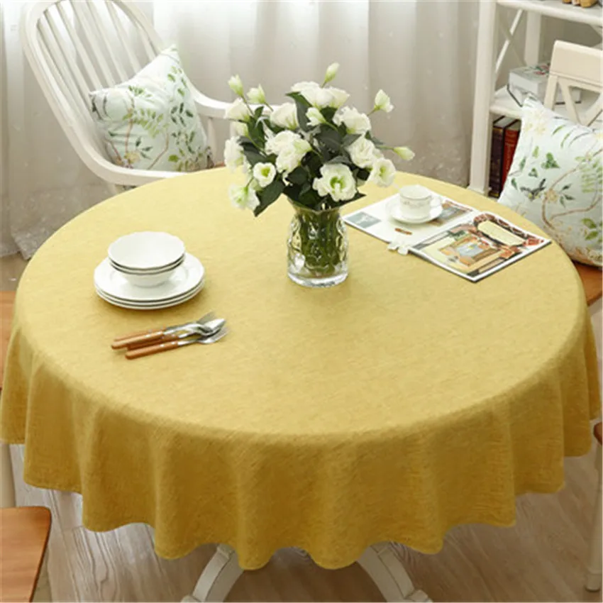 ZHUO MO Modern Decorative lace side Table Cloth round tablecloth Home Kitchen Table Cloths Party Banquet Dining Table Cover