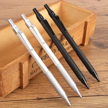 1 шт. 0,5 мм механические карандаши металлический корпус канцелярские принадлежности для офиса и школы