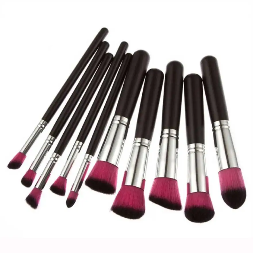 

10pcs Makeup Brushes Set Powder Foundation Eyeshadow Tool OutTop Fashion LBC Apr30 Drop Shipping
