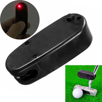 

Mini Plastic Black Golf Putter Pointer Putting Practice Aid Training Tool