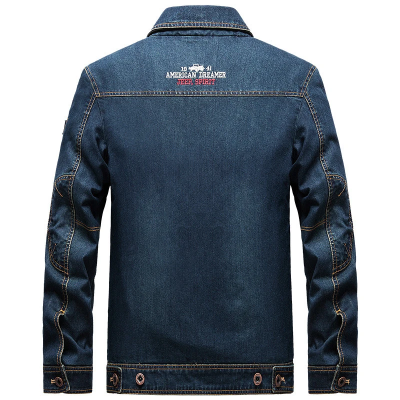 Brand Denim Jacket Men Vintage Streetwear Mens Jackets and Coats Casual High Quality Windbreaker Jeans Coats Male Size M-4XL