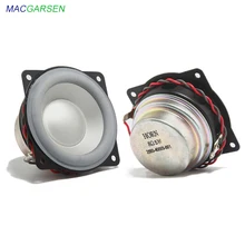 Altavoz de rango completo de 2 pulgadas, 5 W, estantería de alta fidelidad, altavoz de rango medio de 8 ohmios, Home Theater DIY para altavoces portátiles de juegos Bluetooth 2 uds