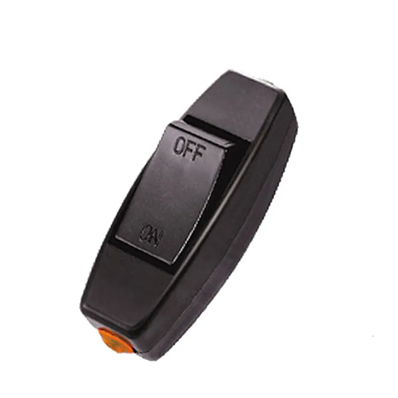 

6A 250V Lnline ON/OFF Table Lamp Desk Light Cord Control Switch Black Oct20