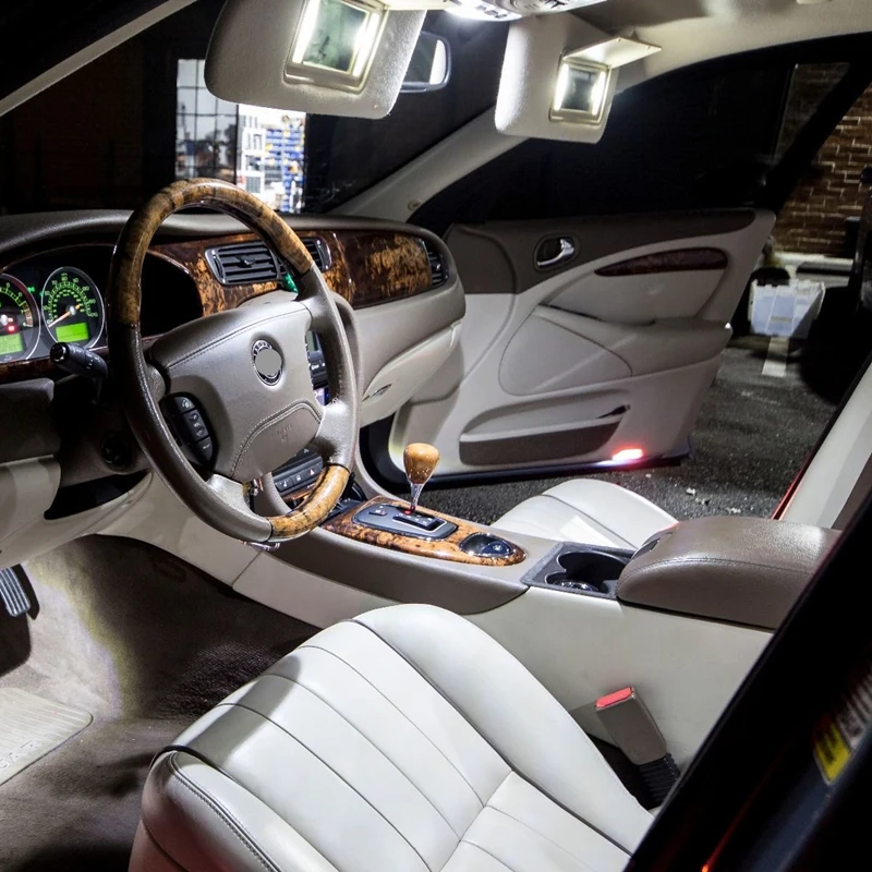 18x светодиодный интерьер посылка внутренний светильник комплект ошибок для Jaguar
