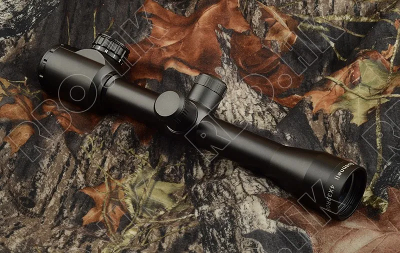 

Airsoft Air Guns 4x32 RGB Optics Rifle Scopes with mil dot led light Cross M7966