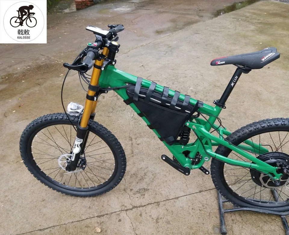 electric dual suspension mountain bike