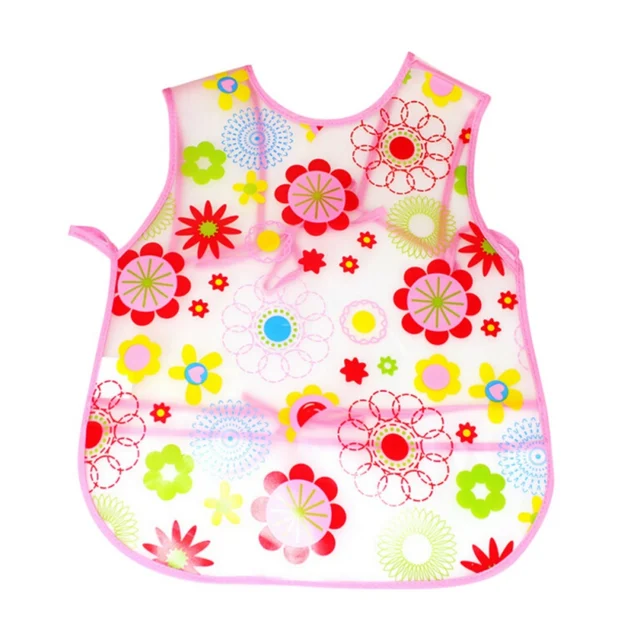 1 Pcs Transparent Baby Food Waterproof Gardener Cotton Feeding Baby
