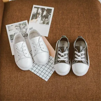 

new Baby shoes Girl Children genuine leather shoes Boys 2017 Spring Autumn Fashion High Cotton-made Baby girl little kids shoes