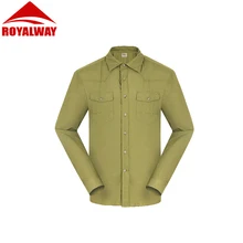 ROYALWAY мужские походные рубашки нейлон длинные рукава# RFQM2043F