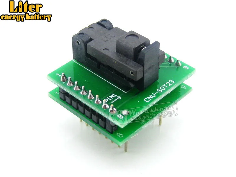 

SOT6 TO DIP6 (B) Wells IC Test Socket Programming Adapter 0.95mm Pitch SOT6 SOT-23-3 SOT-23-5 SOT-23-6 Package