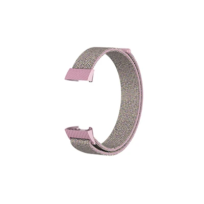 Сменный нейлоновый браслет ремешок для Fitbit Charge 3 Band красочный ремешок для Fitbit Charge3 аксессуары - Color: sand pink