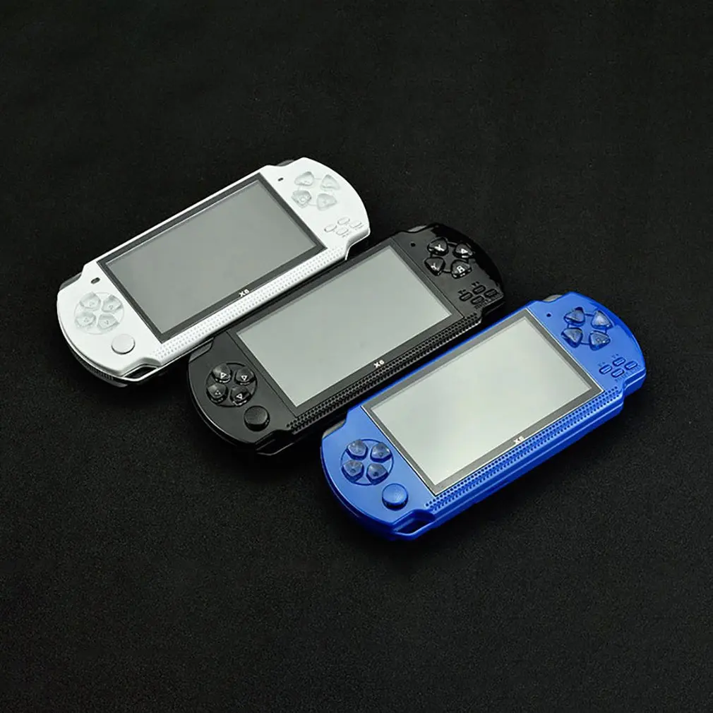 Для X6 Оборудование для psp портативная игровая консоль Mp5 Mp4 плеер реального 8 gb Камера видео с Экран для ювелирных изделий изысканный Подарки