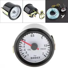 6031BL " 52 мм 12 В синий светодиодный-1~ 2 бар автомобильный турбо Boost Gauge метр с датчиком для автомобиля/лодки/грузовика/ATV