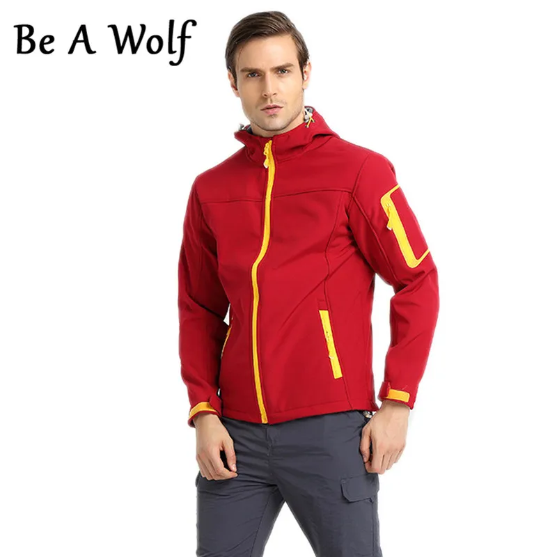 

Be A Wolf Softshell Hiking Jackets Men Women Outdoor Fishing Hunting Clothes Camping Skiing Jacket Windbreaker Waterproof 1602