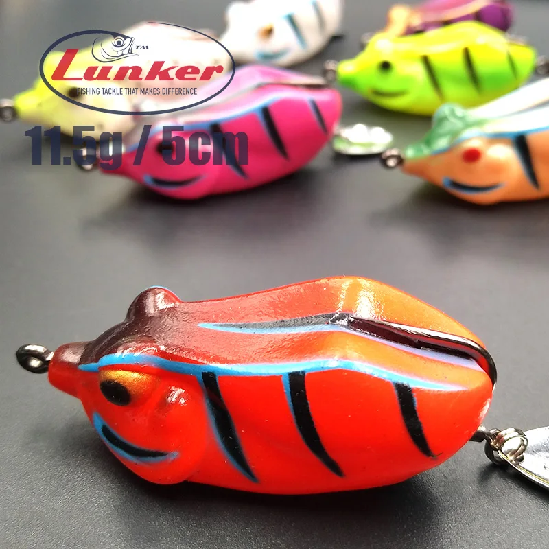 Рыболовная приманка Lunker frog 11 5 г см щука снеговик кошка рыба искусственная мягкое