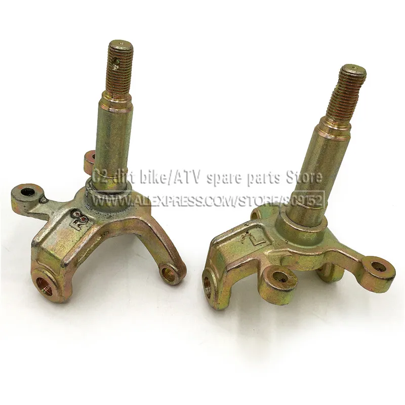 1SET Steering Strut Knuckle Spindles with Drum brake Wheel Hubs Fit For