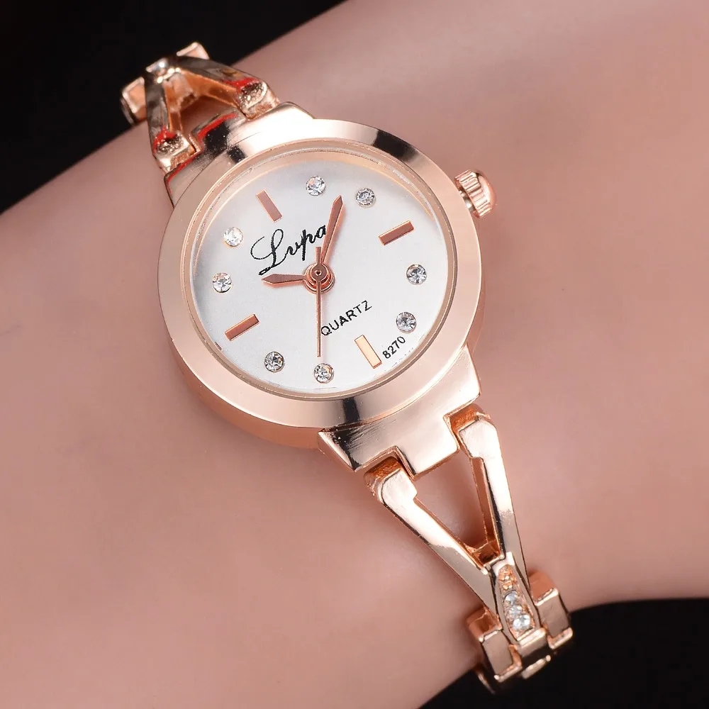 

Alloy female bracelet watch wholesale fashion compact students bracelet watch