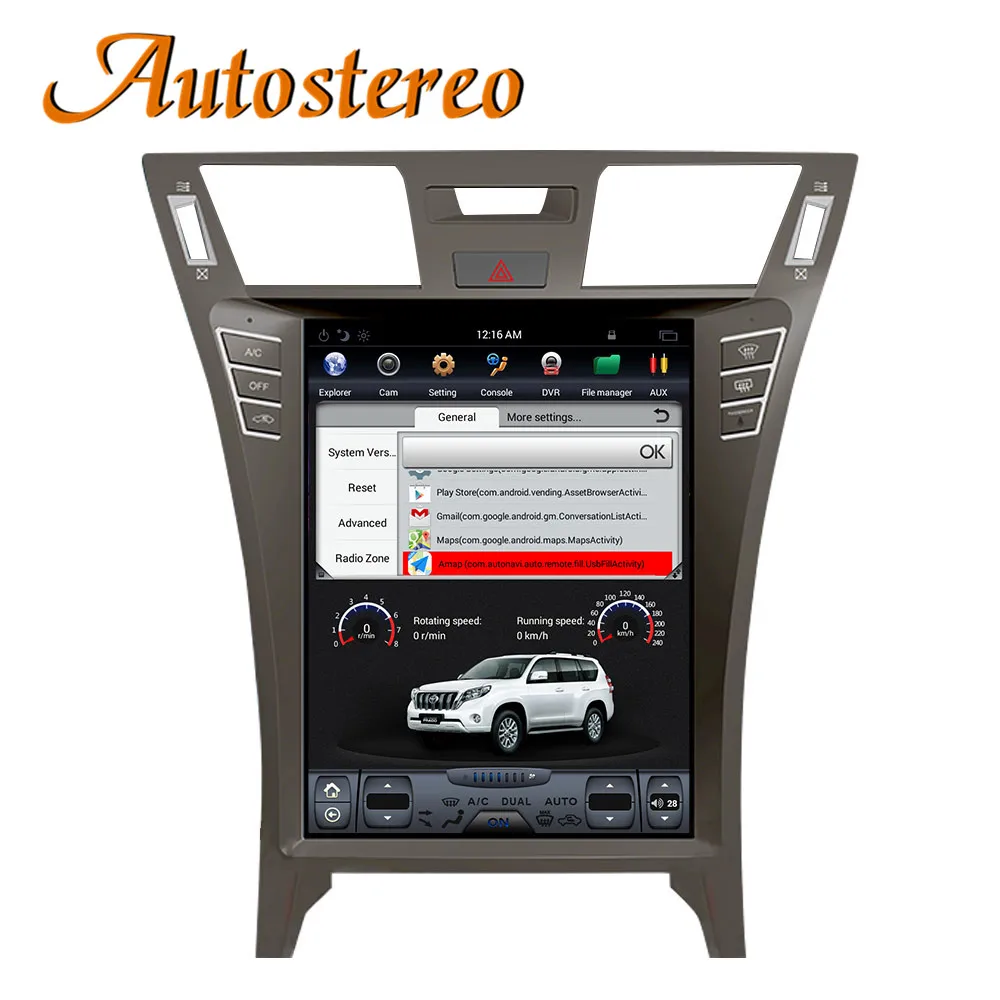 Excellent Tesla style 4G RAM Android 9 Car GPS Navigation No DVD Player For Lexus LS460L LS600h radio tape recorder head unit multimedia 5