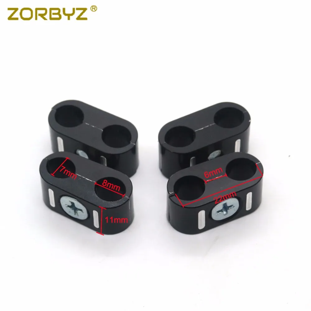 ZORBYZ тормоза дроссельной заслонки кабельные зажимы для Harley Sportster 883 1200 Dyna Softail Fat