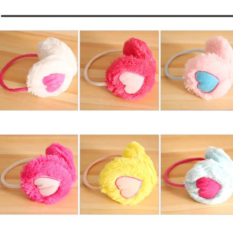 Девушки Наушники новые плюшевые Женская зимняя обувь Earmuff теплый наушники музыки