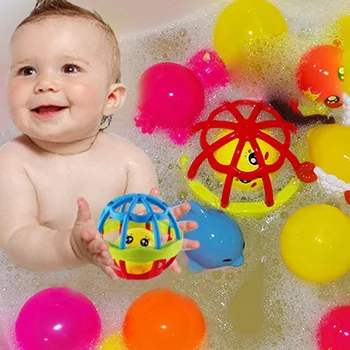 

Rattle Ball Musical Fitness Ball Toy Hand Grasp Exercise Bright Colors Pacify Rattle-40