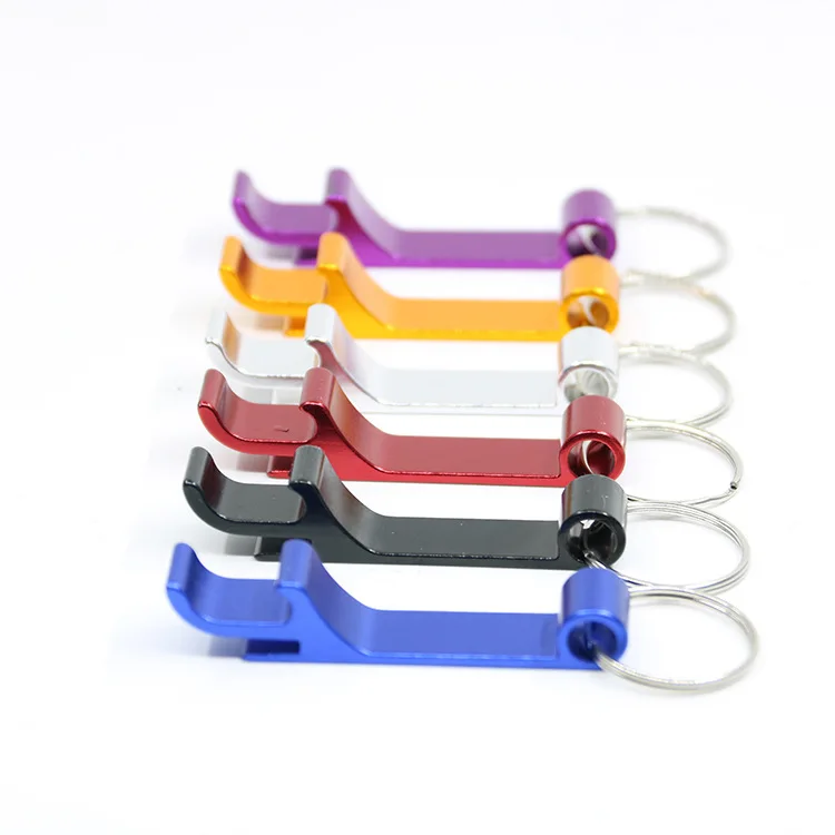 4 In 1 Bottle Opener Key Ring Chain Portable Metal Mini Beer Can Opener Keychain Metal Beer