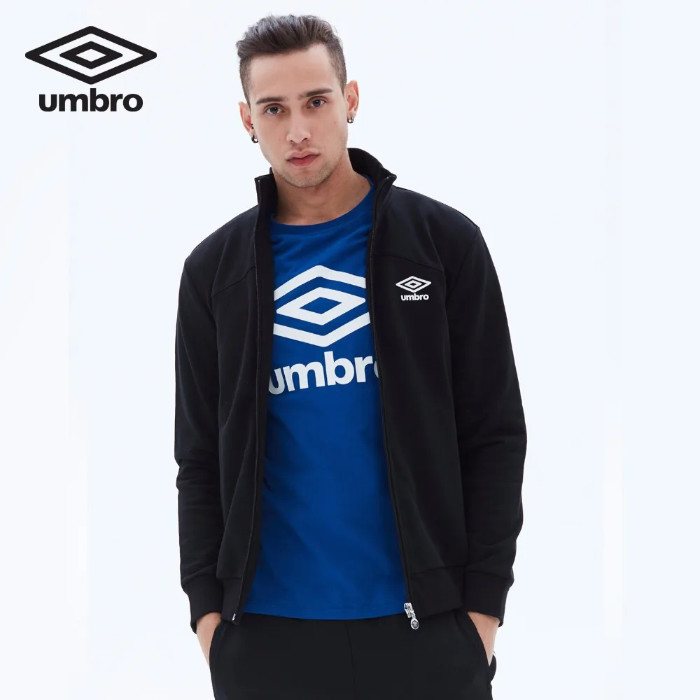Umbro Men Jacket Collar Cardigan Sweater All match New Long Sleeved