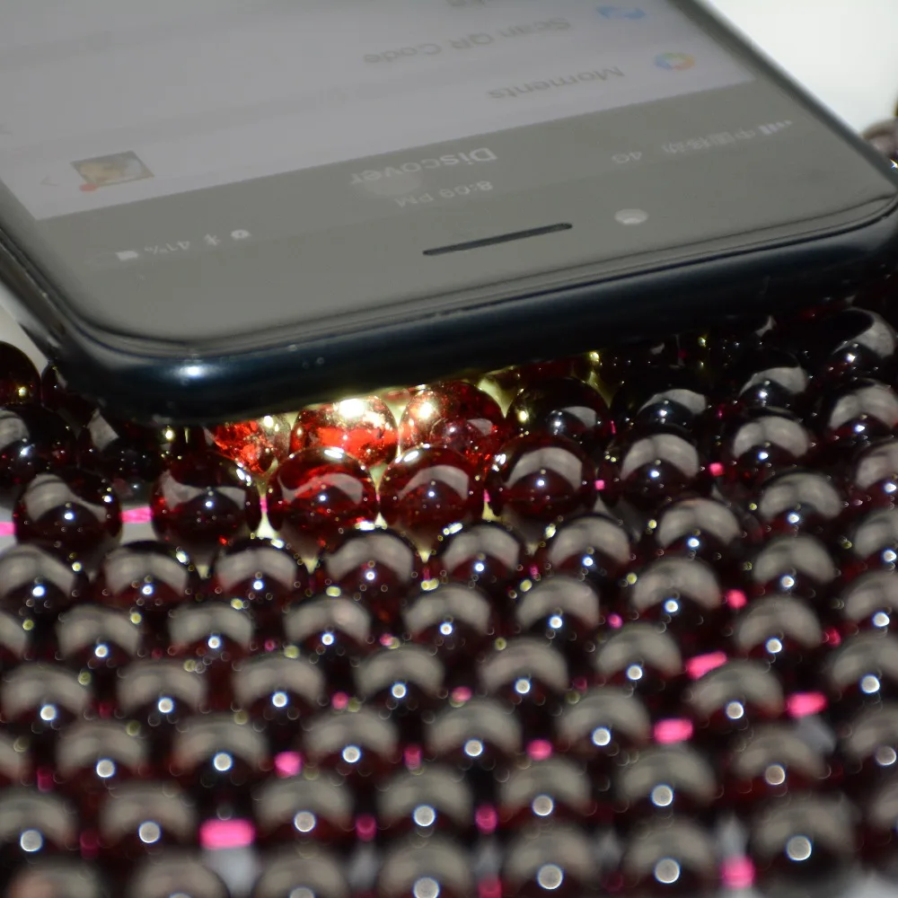 

Natural Translucent Garnet Loose Round Beads 8mm