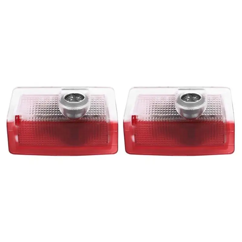 

2x LED 5W 6500K 12-24V Auto Car Door Projector Courtesy Lights Ghost Shadow Lamps for E Class Car-styling Auto Lamp Light