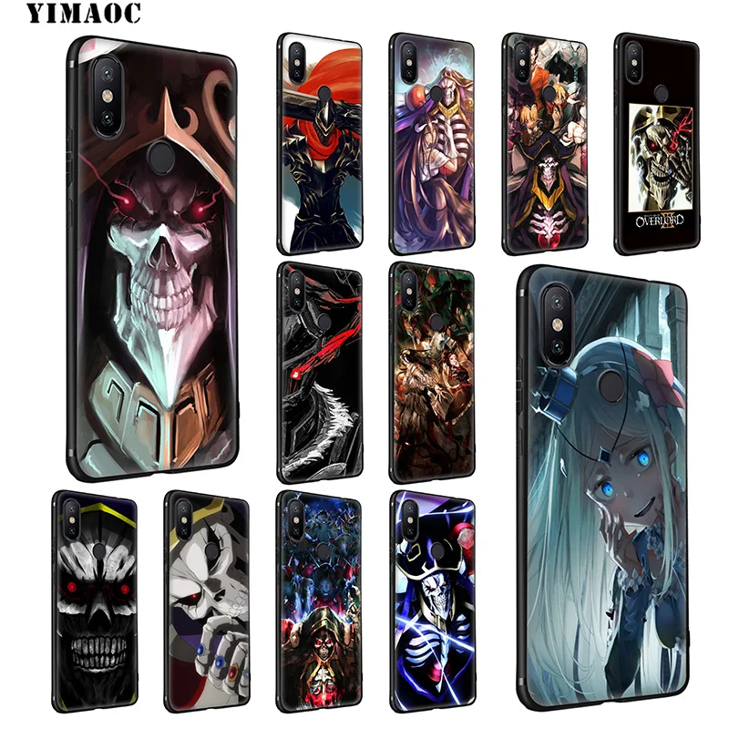 YIMAOC Overlord Anime Soft Case for Xiaomi Mi 9T 9 8 Se 6 MAX 3 A1 A2 Lite MiA1 MiA2 CC9E CC9 6X 5X POCOPHONE F1 |
