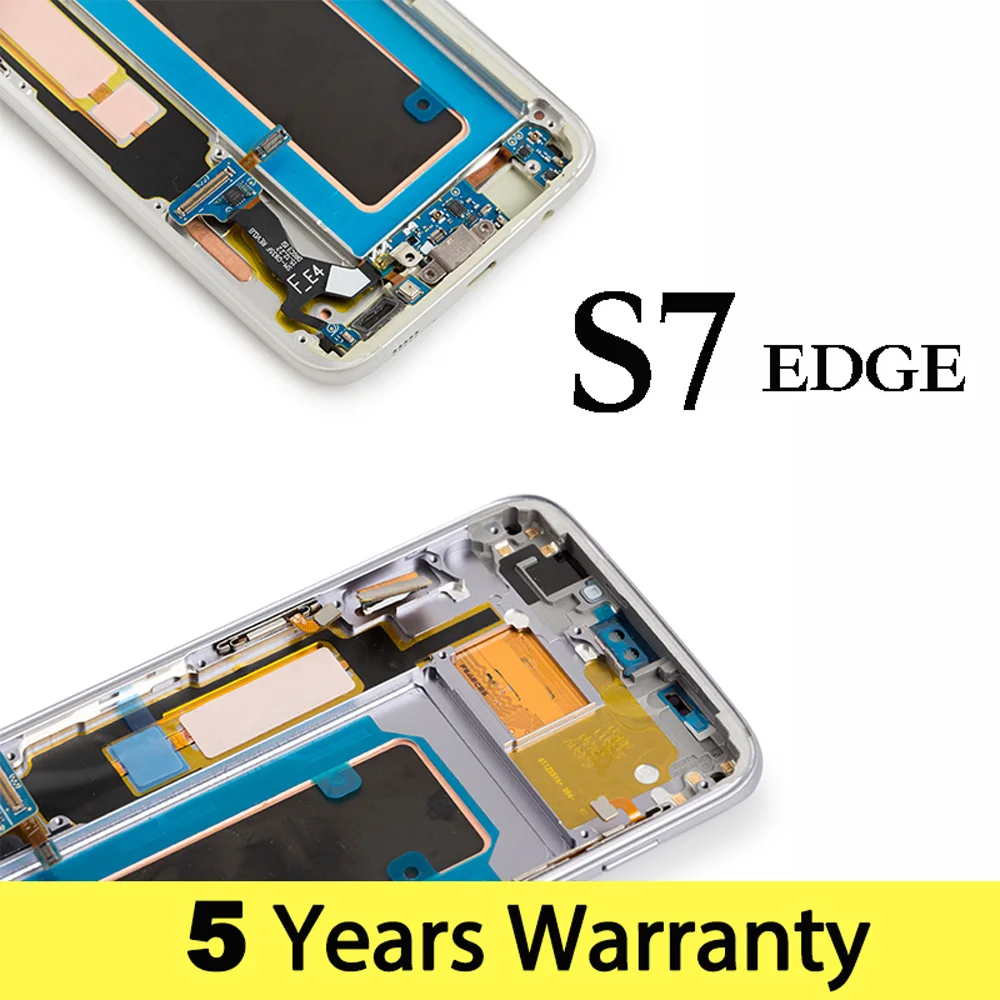 Оригинальный дисплей для телефона Samsung S7 Edge G935F G935 с сенсорным ЖК дисплеем Galaxy Lcd