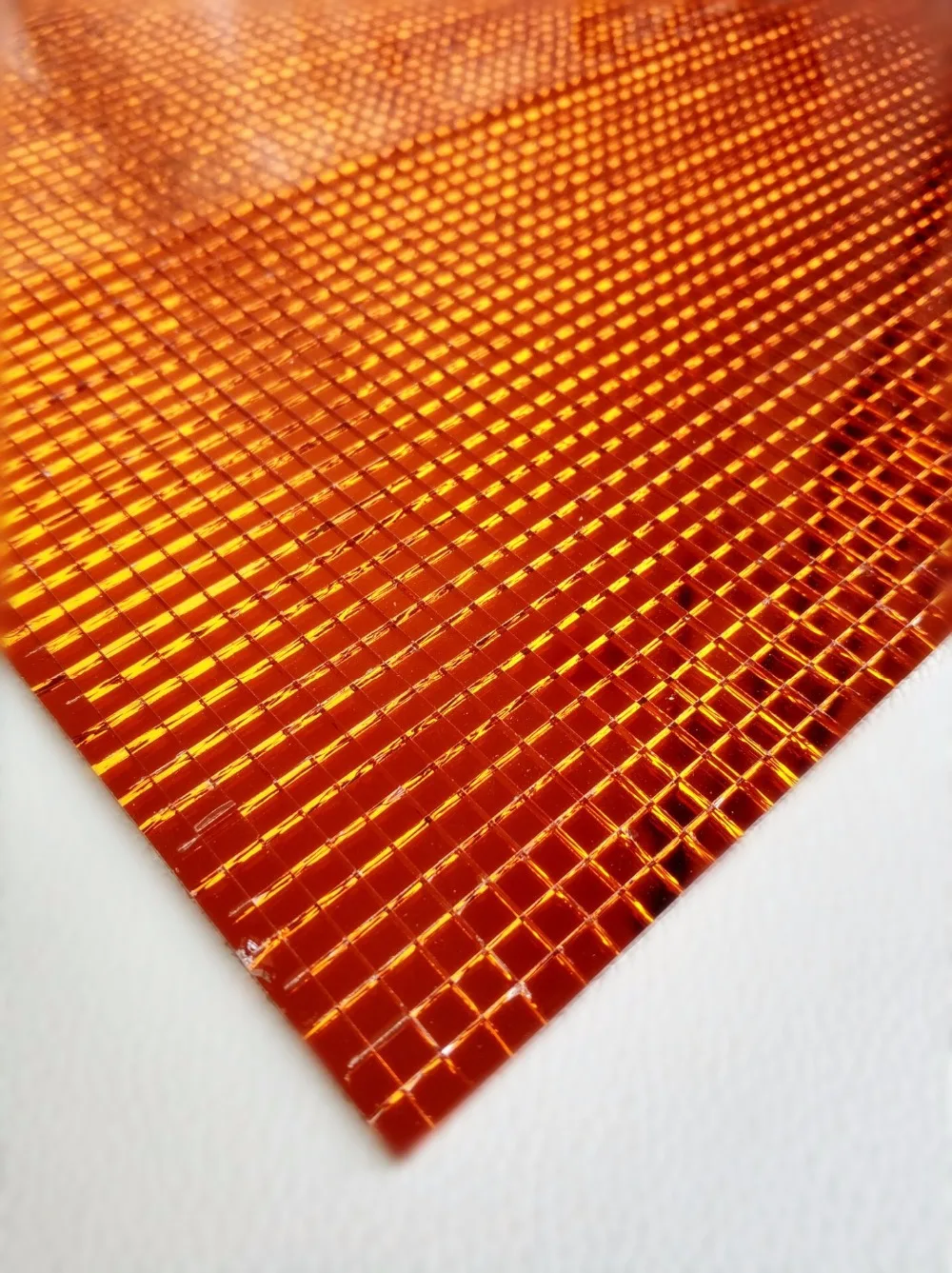 Rose Gold Glass Mirror Mosaic Tile ,Mini Square Glass Mosaic Mirror Sheet Real Self-Adhesive ,Rose Gold Crafts