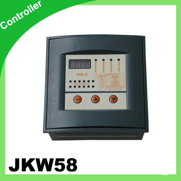 

JKW58 PFR Reactive power compensation 2 step 380v power factor controller power factor meter