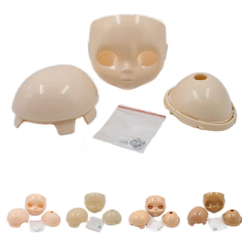 

Blyth doll Face plate without make up including the back plate and screws and scalp