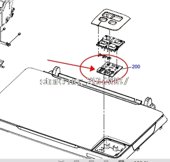 

original new control panel keyboard chip board PCB for EPSON L200 L201 printer pcb card assembly