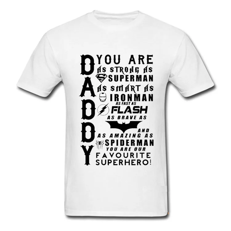 Papá superhéroe camiseta regalo de cumpleaños del día de