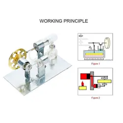 DIY паровой двигатель машина физический инструмент научное производство экспериментальная модель обучения детей Образование игрушки