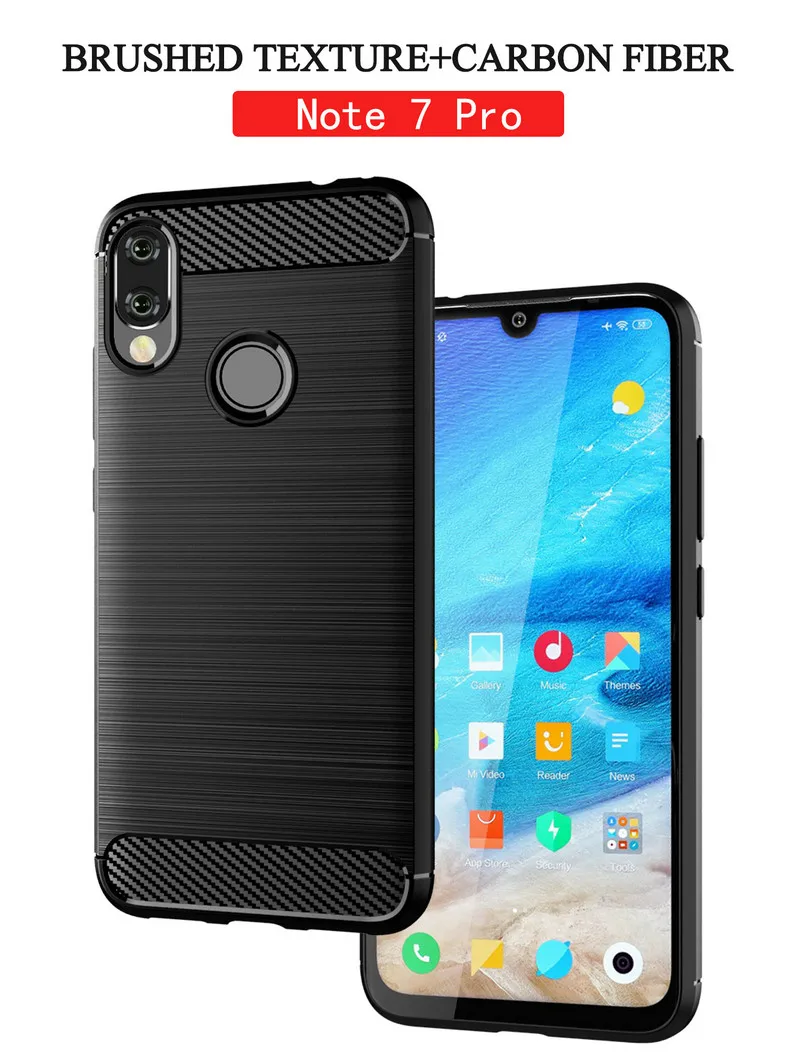 

For Xiaomi Redmi Note 7 Case Silicone Armor Bumper Shockproof Cover Phone Cases For Xiaomi Redmi Note 7 Pro Cases Fundas Capa